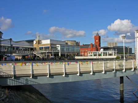 Cardiif Bay Pierhead Wales UK