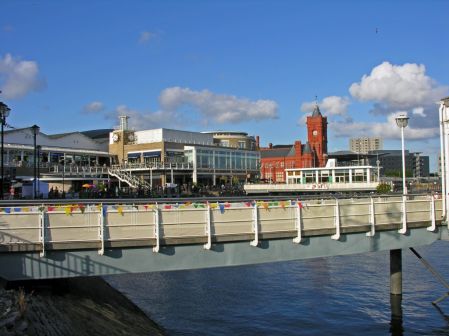 Cardiif Bay Pierhead Wales UK